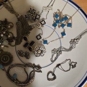 An Assortment Of Costume Jewelry. Some Tarnished